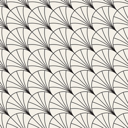seamless rounded lines pattern abstract vector image