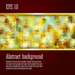 abstract background with geometric elements vector image