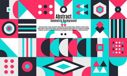 Abstract geometric background with minimal trendy vector