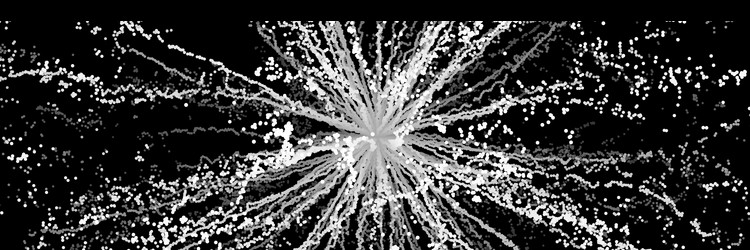 abstract science or technology background array vector image
