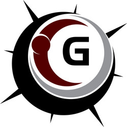 insights guide initial g logo design template vector image