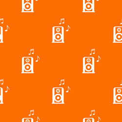 portable music speacker pattern seamless vector image