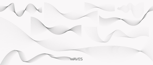 Abstract Dotted Wave Pattern vector image