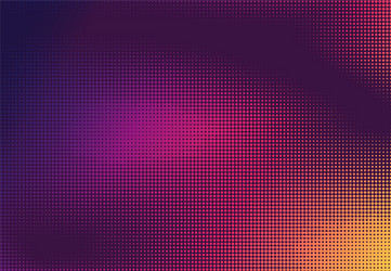 Abstract futuristic halftone design tech color vector