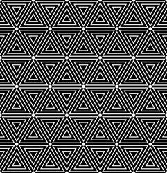 Geometric Hexagonal Pattern vector image