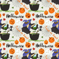 seamless pattern for design on feast all vector image
