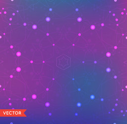 Abstract background with particles structure vector