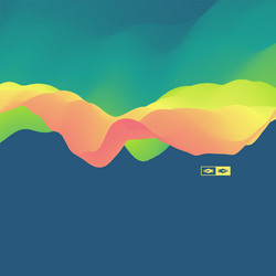 3d wavy background dynamic effect design template vector image