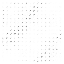binary computer code background vector image