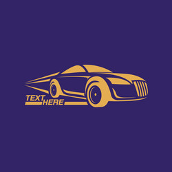 Modern logo sports cars Royalty Free Vector Image