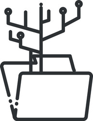 file with circuit line style icon design vector image