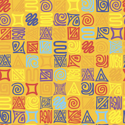 multicolored entangle pattern vector image