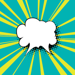 speech bubble and shadow in the form of dots vector image