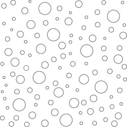 light chaotic circle on white seamless pattern vector image