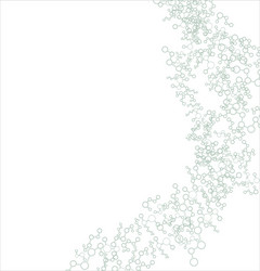 abstract molecular structure background vector image
