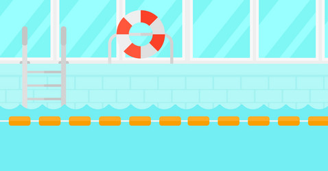 background of swimming pool vector image