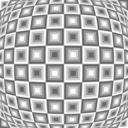 design monochrome warped checked pattern vector image