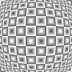 design monochrome warped checked pattern vector