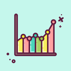icon sample data related to machine learning vector image