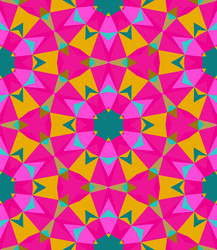 multicolor geometric pattern in bright color vector image