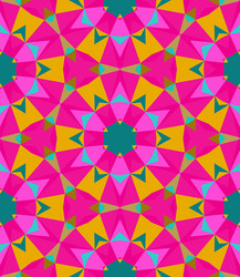 multicolor geometric pattern in bright color vector