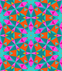 multicolor geometric pattern in bright color vector image