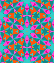 multicolor geometric pattern in bright color vector