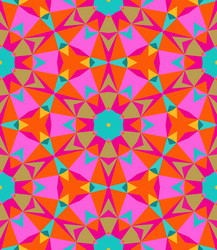 multicolor geometric pattern in bright color vector image