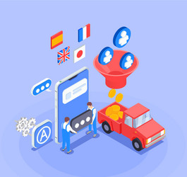 application store optimization vector image