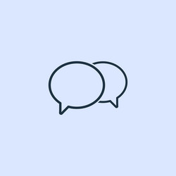 message icon modern style symbol on blue-white vector image