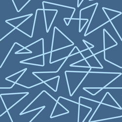 thin line seamless pattern vector image