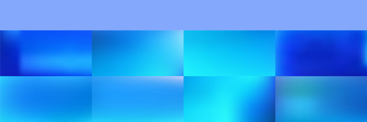 set smooth abstract colorful mesh backgrounds vector image