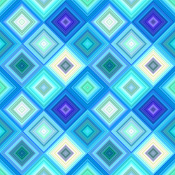 blue seamless abstract diagonal square pattern vector