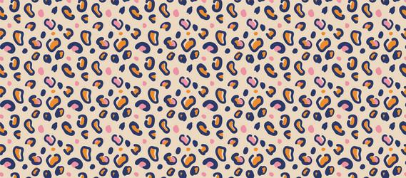 patterned abstract background of leopard cheetah vector image