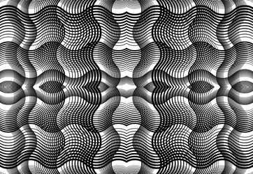 repeatable and tileable grid mesh zig-zag vector image