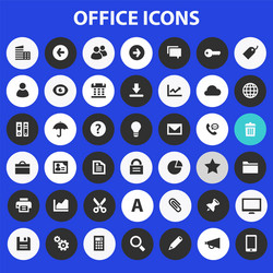 Big ui ux and office icon set vector