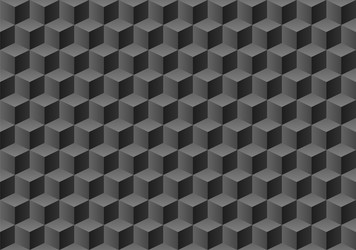 abstract cube pattern background 3d shapes vector image