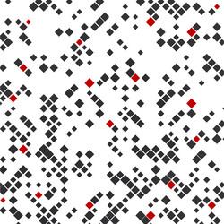 pattern of dark random pixelsmonochromatic vector image