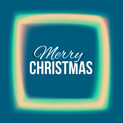 congratulation to christmas with lights frame vector