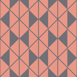 geometry triangle shape seamless pattern pink vector image