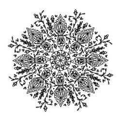 Hand drawn isolated graphic element original Vector Image