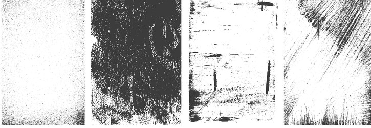 Abstract retro grunge frames set Royalty Free Vector Image