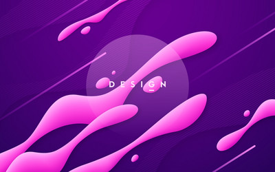 abstract gradient geometric design colorful wavy vector image