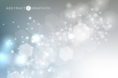 science network pattern connecting lines and dots vector image
