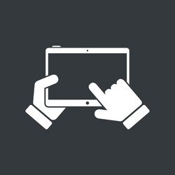 Tablet icon vector