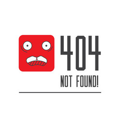 404 error connection vector image