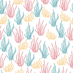 abstract seamless pattern with curved thin lines vector image