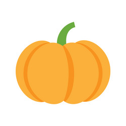 Pumpkin icon isolated on white background vector