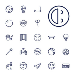 37 fun icons Royalty Free Vector Image - VectorStock