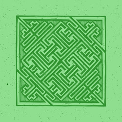 Celtic Knot Pattern vector image